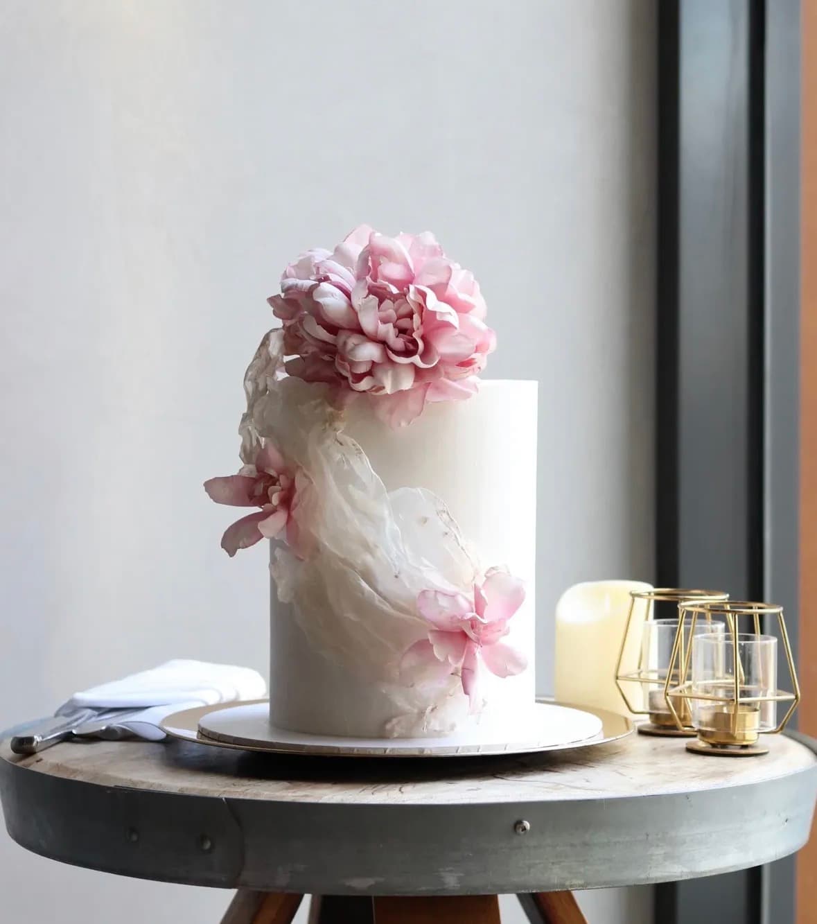 Hibiscus & Coconut Celebration Cake